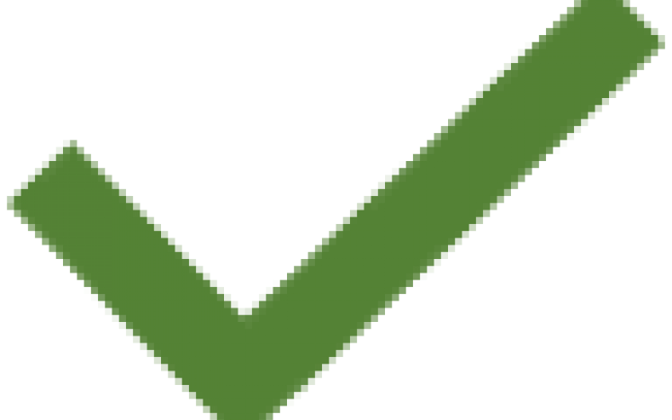 Green check mark